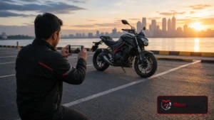 Tips Komposisi Foto Motor yang Aman dan Menarik