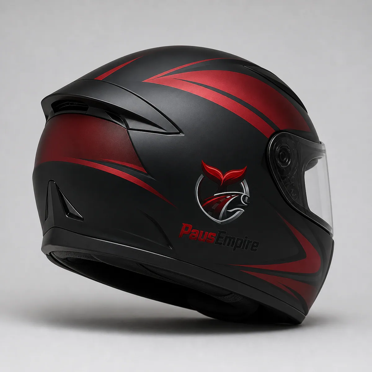 Helm Full Face PausEmpire tampak belakang