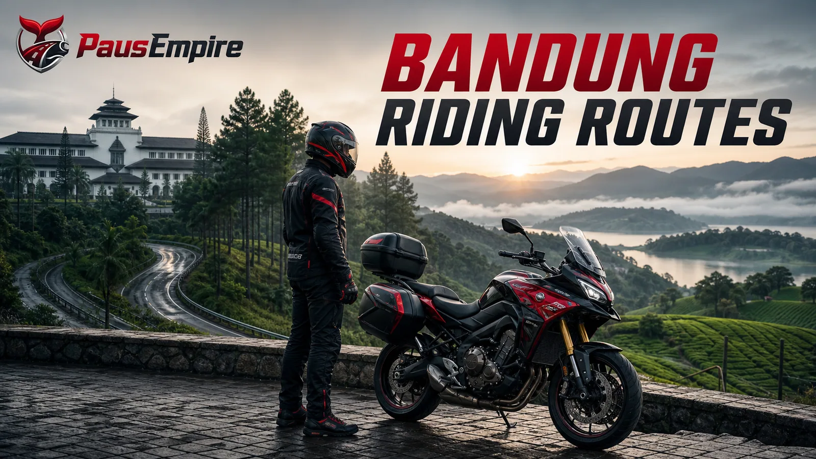Rute sunmori Bandung dan touring Pangalengan bersama PausEmpire