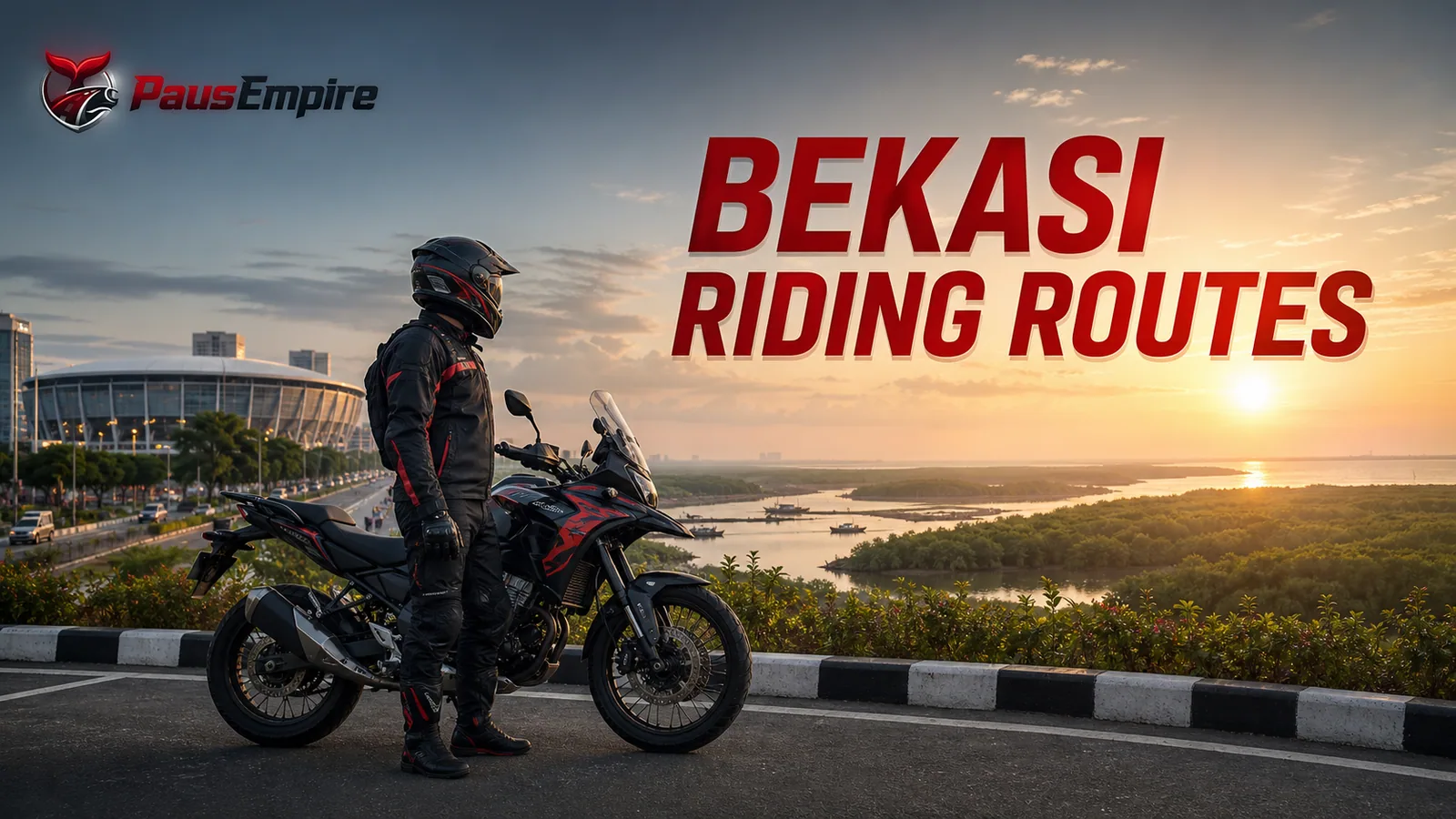 Rute sunmori Bekasi dan touring Muara Gembong bersama PausEmpire