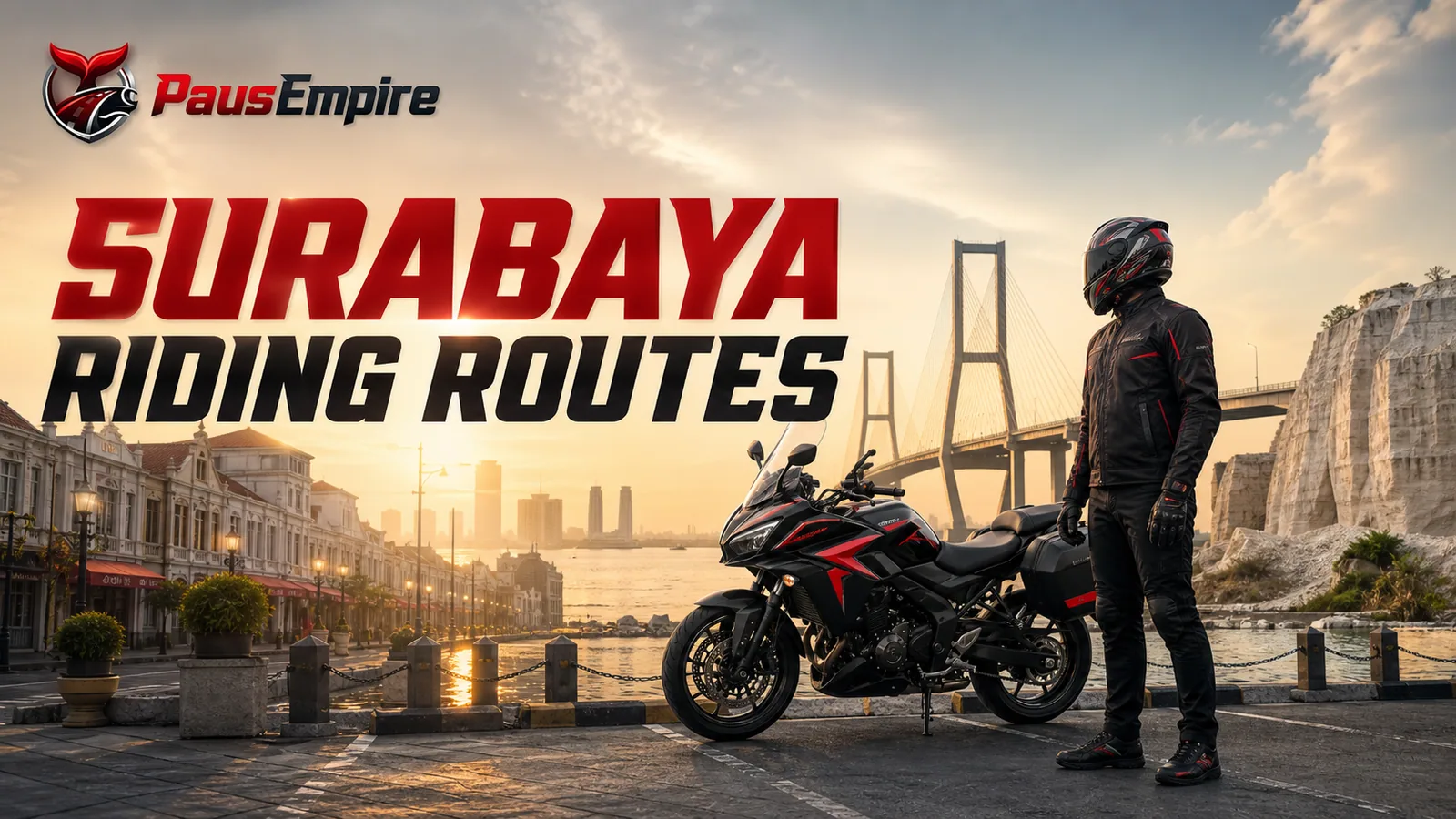 Rute sunmori Surabaya dan touring Madura bersama PausEmpire